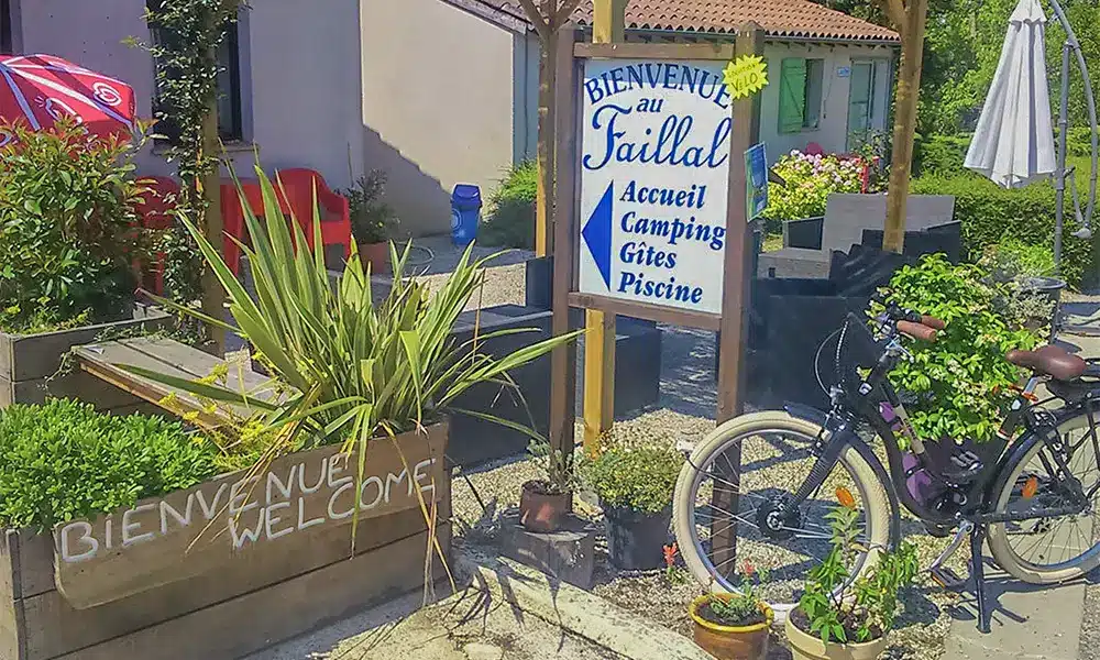 la reception du camping